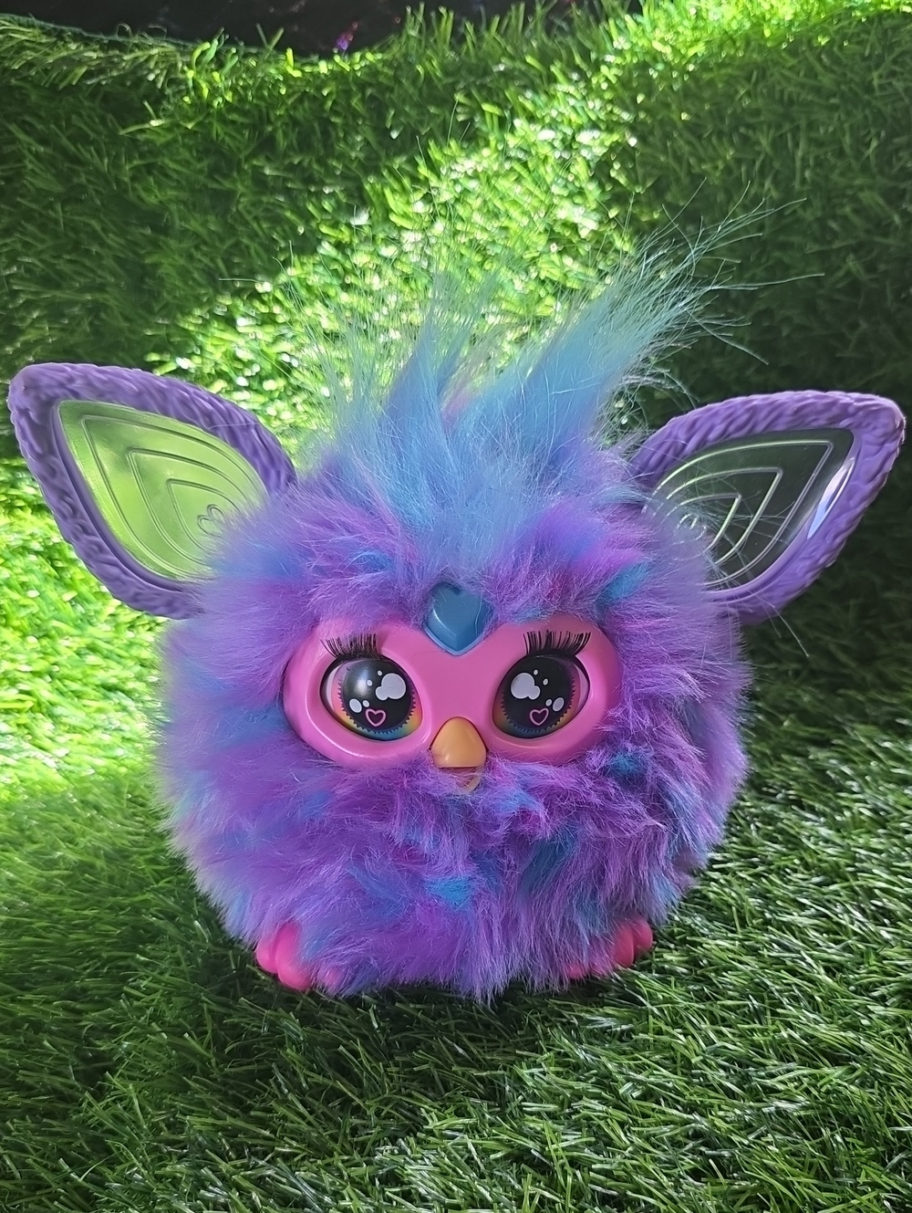 Furby 2023 Purple Blue Pink Lights Up Talks Moves